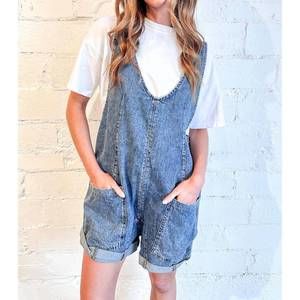 NEW FREE PEOPLE high roller shortfall in blue